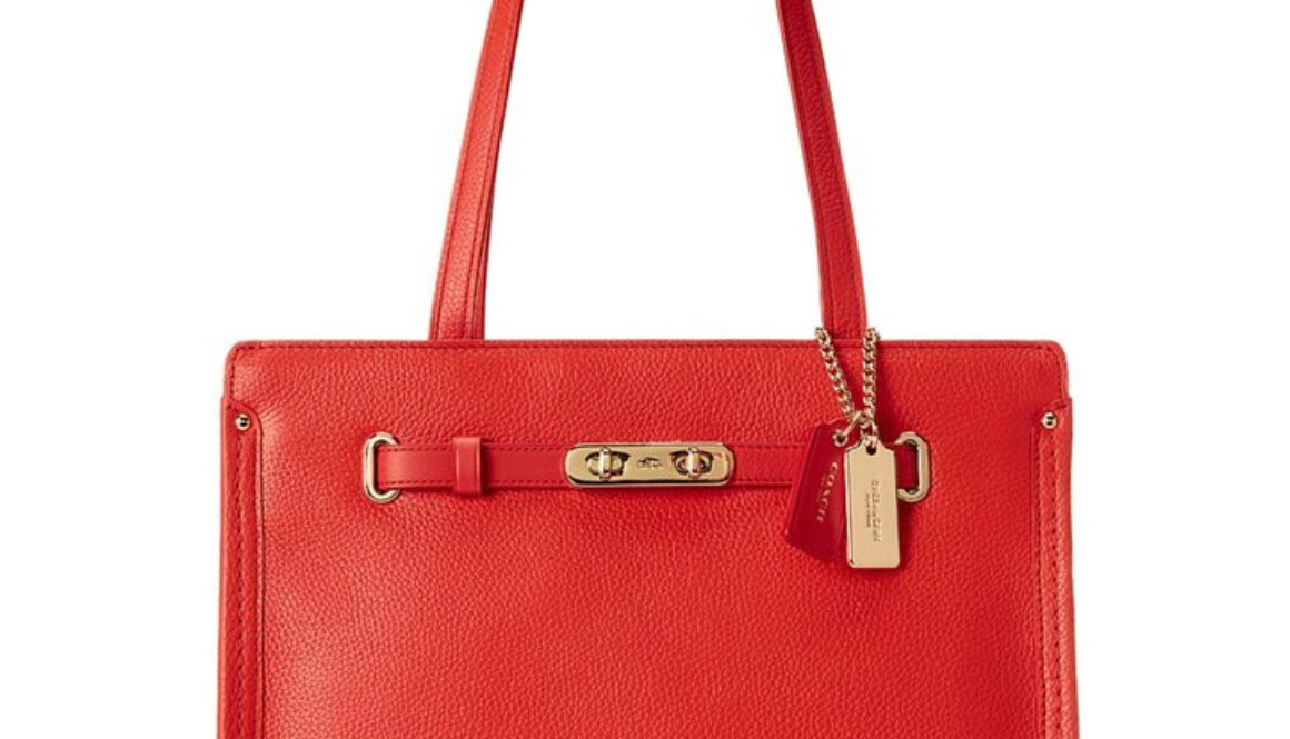 Coach Swagger Pebbled Small Tote 34915