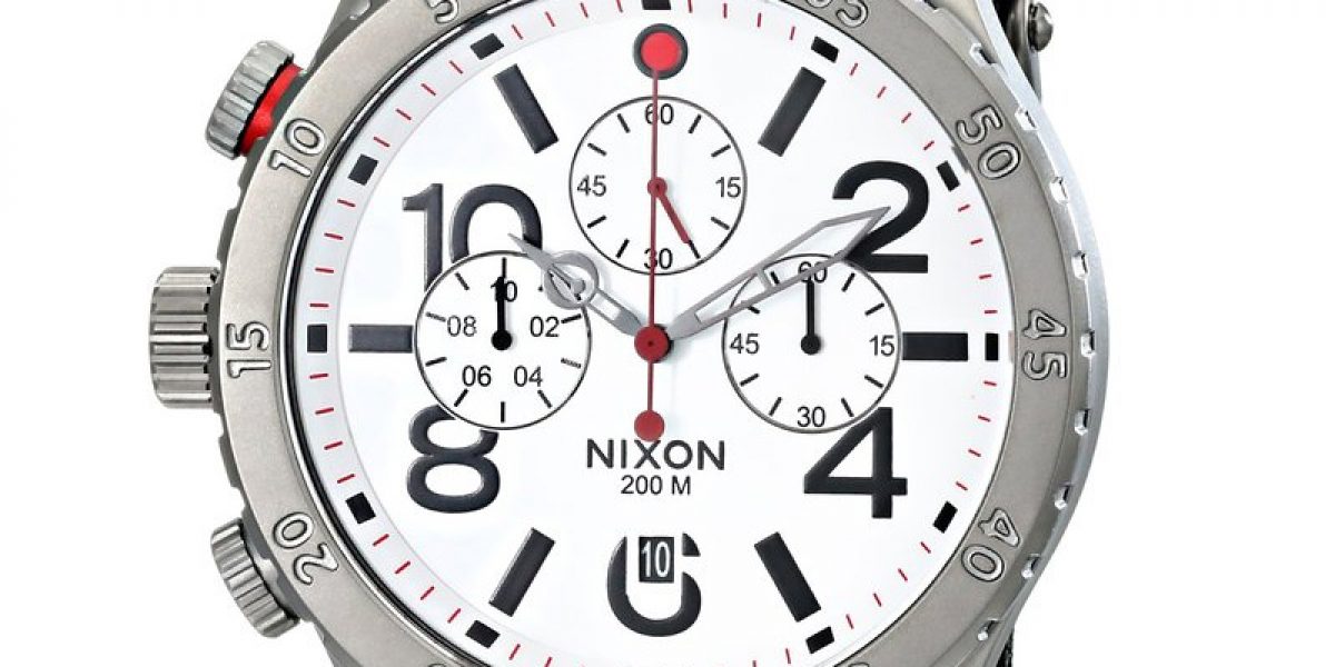 Nixon-Mens-48-20-GunMetalWhite