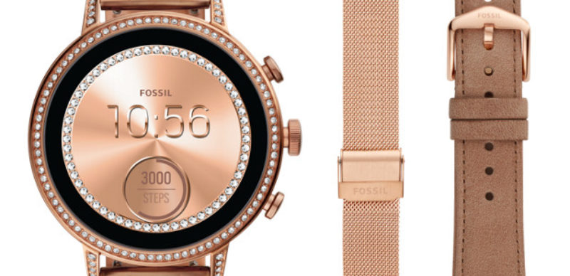 mkt5046 runway rose gold smartwatch