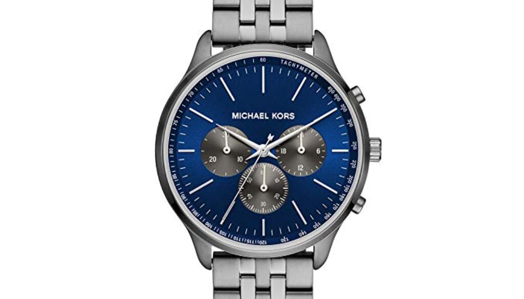 Michael Kors Sutter Gunmetal with Navy Dial