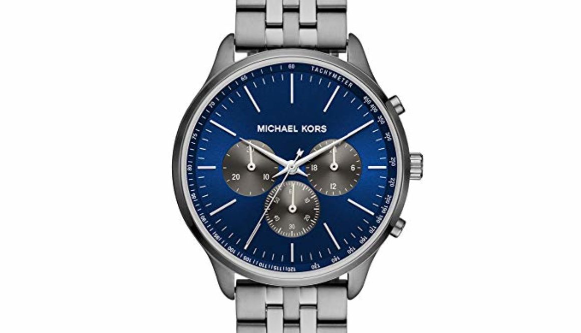 Michael Kors Sutter Gunmetal with Navy Dial