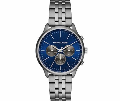 Michael Kors Sutter Gunmetal with Navy Dial