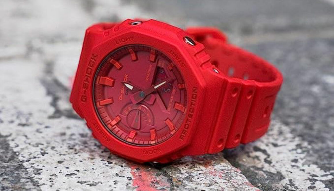 Casio G-Shock Red SQ