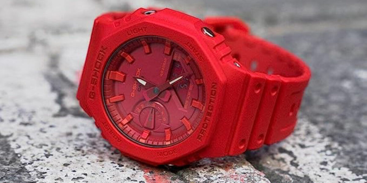 Casio G-Shock Red SQ