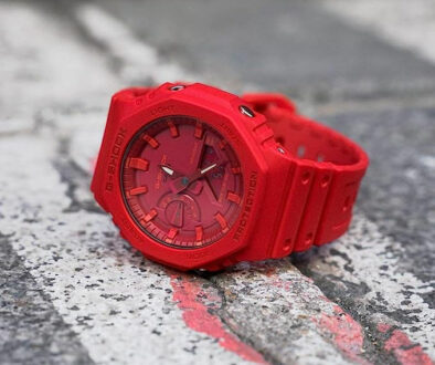 Casio G-Shock Red SQ