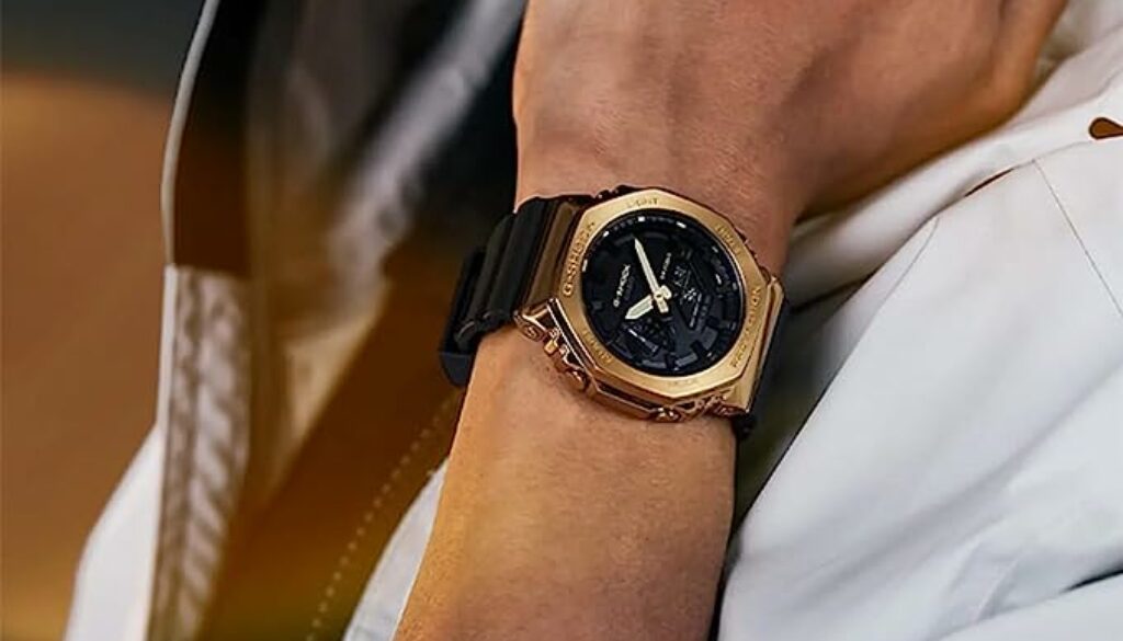 Casio G-Shock Watch Gold SQ